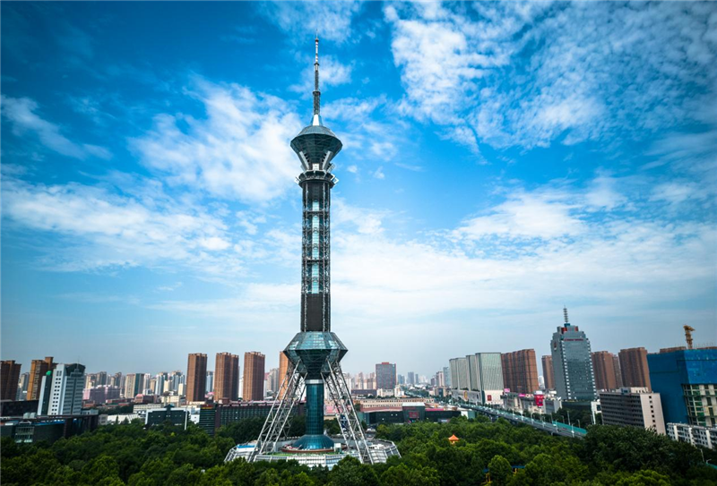 Телевизионная башня в районе Юйхуа г. Шицзячжуан_fororder_图片1