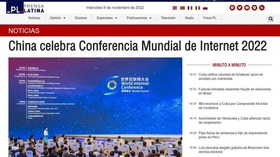 وكالة أنباء أمريكا اللاتينية الكوبية تشيد بقمة ووتشن للمؤتمر العالمي للإنترنت