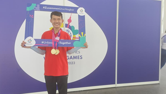 【原创】重庆特奥运动轮滑冠军吴杰：付出终有回报 坚持才能创造奇迹_fororder_微信图片_20230713161659