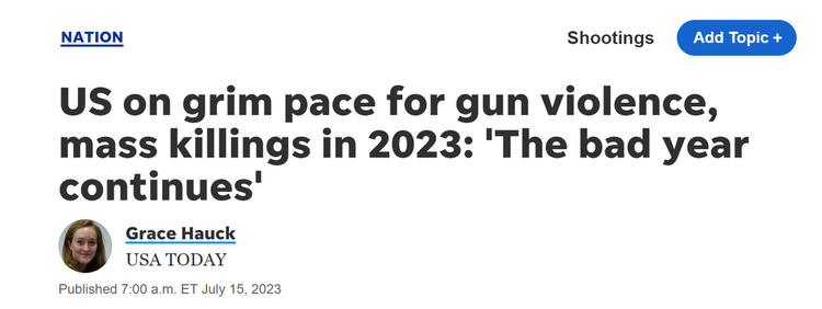 【世界说】6个月、28起事件、140名受害者！美国大规模杀戮再创骇人纪录，但糟糕的一年仍在继续