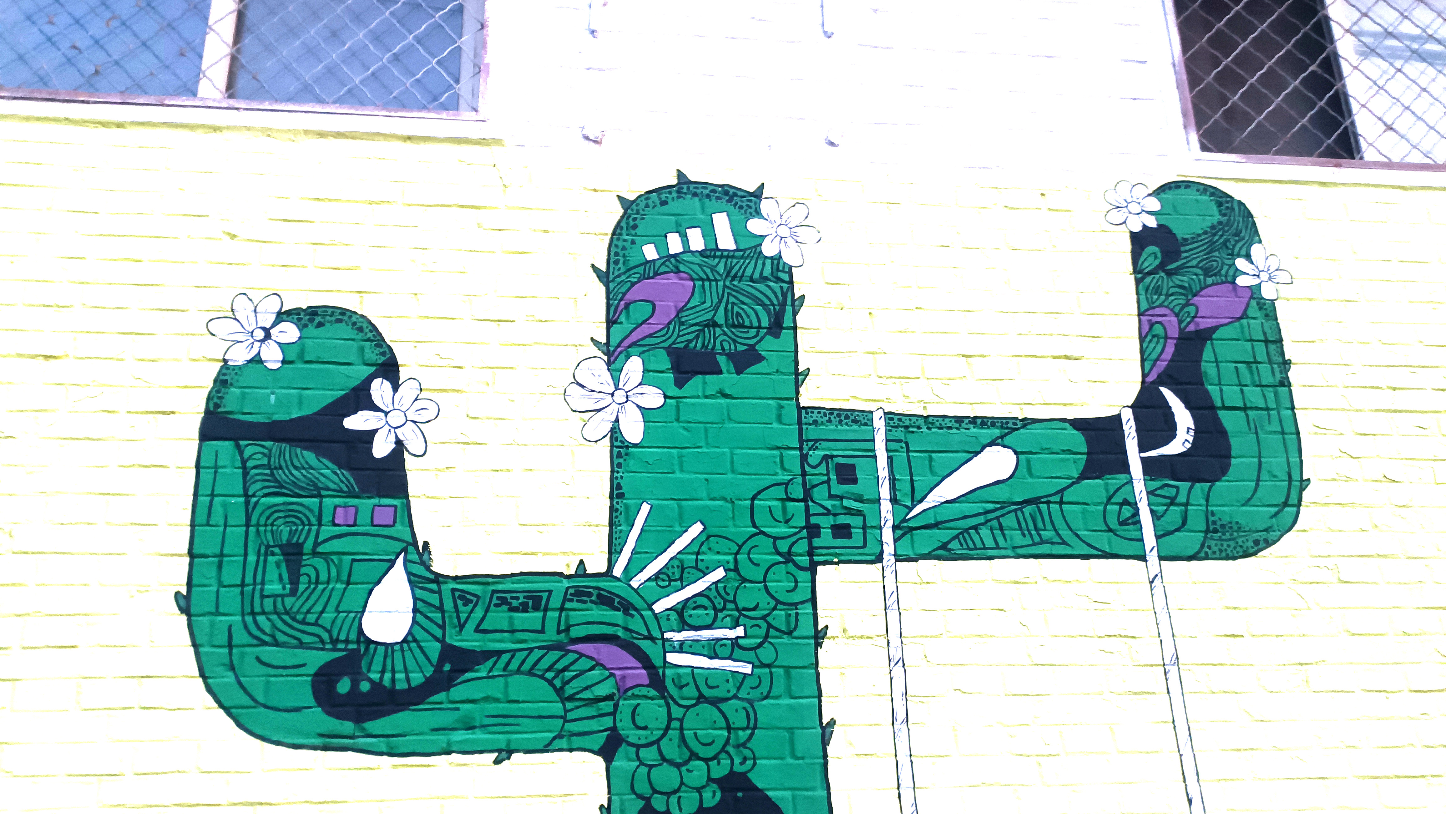 （原创）河北唐县：网红墙绘出文明新风景_fororder_墙体绘画栩栩如生 (2)