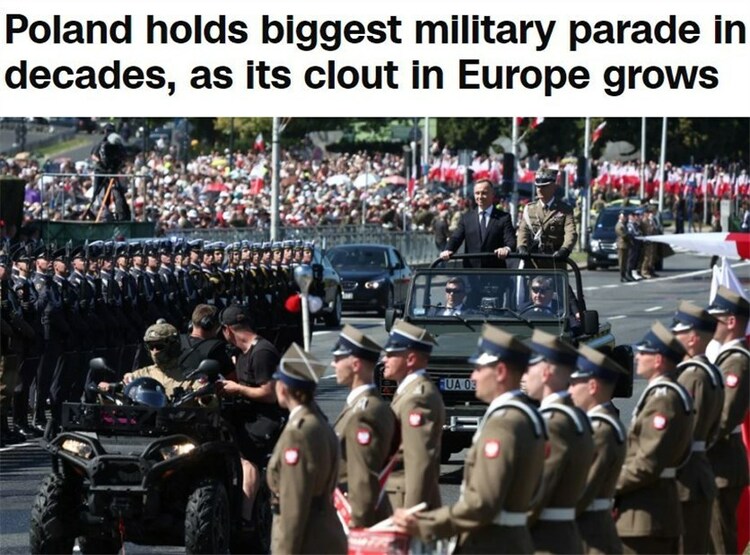 波兰举行数十年来“最大规模阅兵“为哪般？