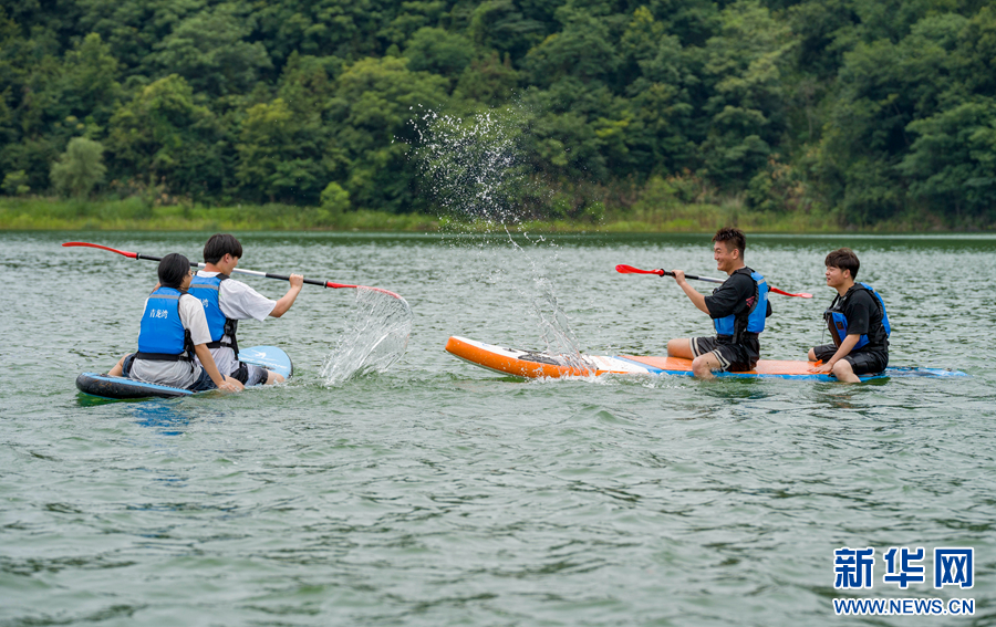 安徽宁国：清凉戏水季 激活夏日旅游