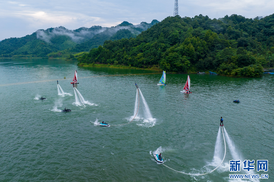 安徽宁国：清凉戏水季 激活夏日旅游
