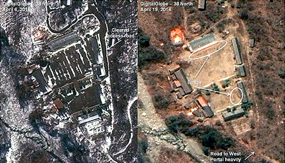 韩媒：朝鲜丰溪里山势高耸 适合进行核试验