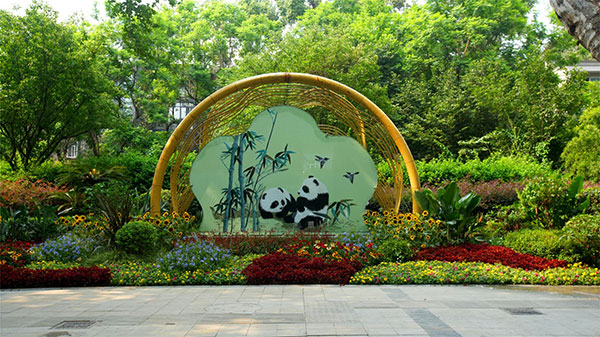 多图丨迎大运13组生态雕塑亮相成都