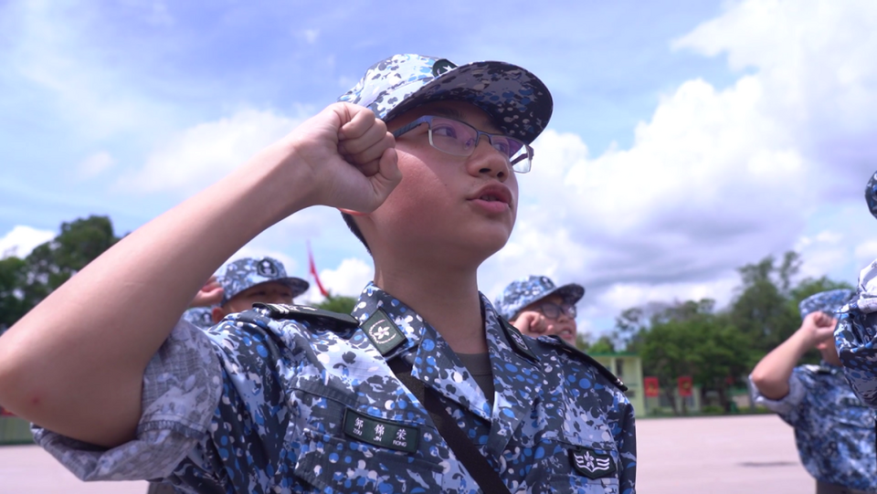 第十六届香港青少年军事夏令营正式开营