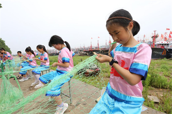 柘汪中心小学巧手“织渔网”文化共传承_fororder_2