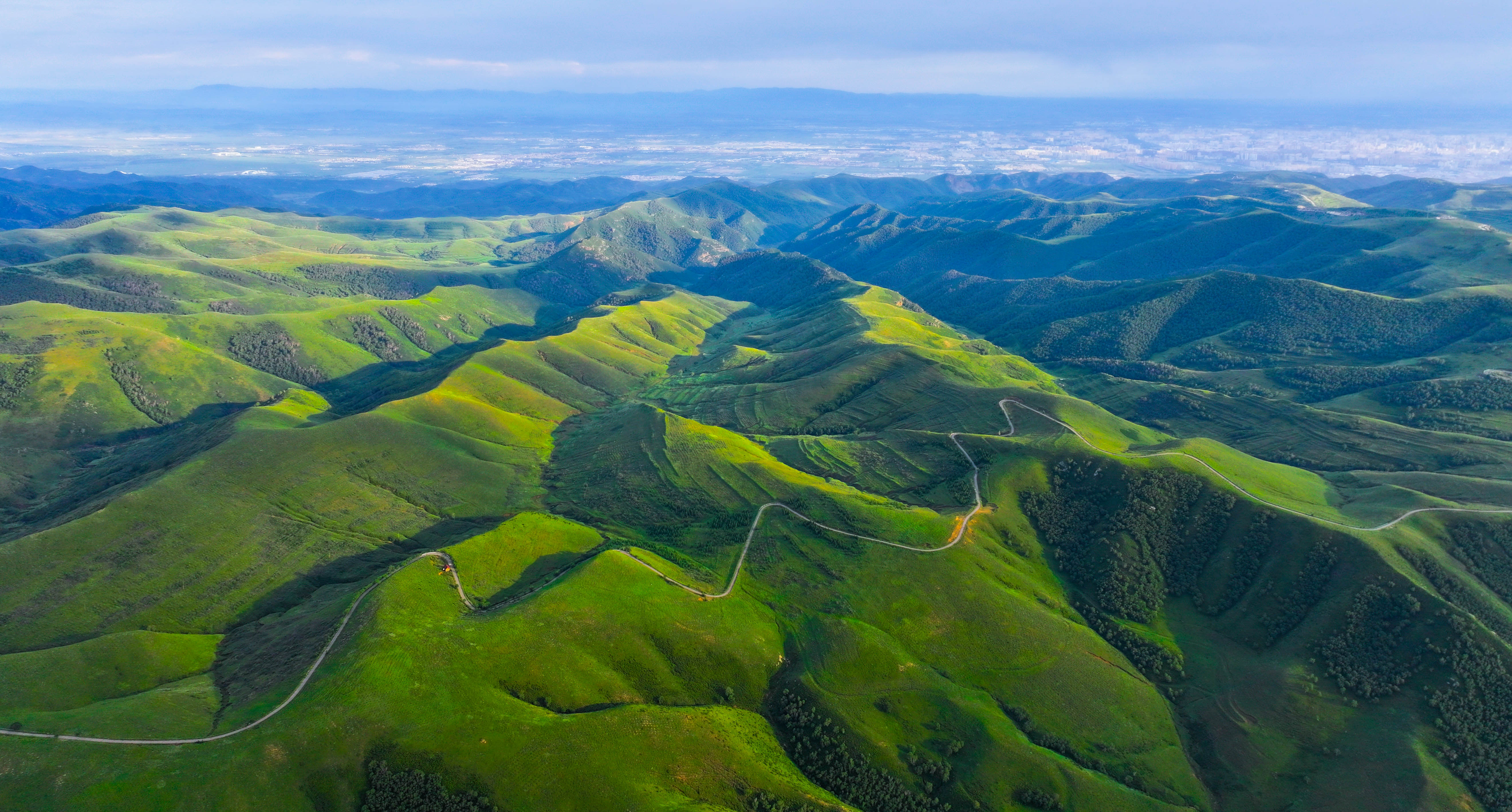 青山绿水看内蒙古丨大青山前坡“生态绿带”美景如画_fororder_DJI_20230815180801_0035_D