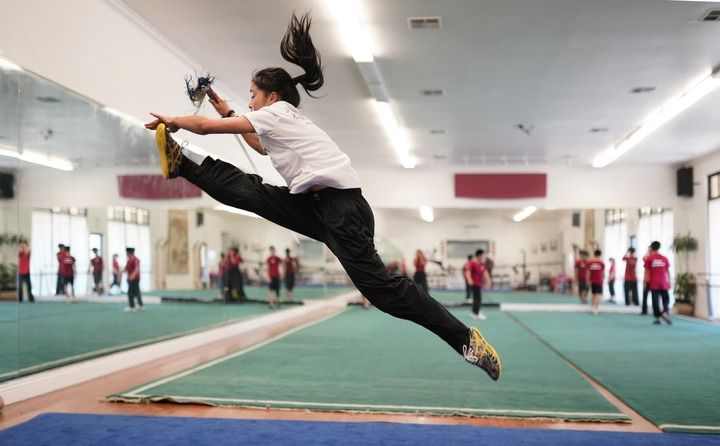 剑胆琴心 美国太极女孩冲刺成都大运会