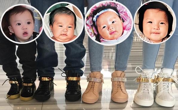 闊太徐子淇曬4名子女近照：排排站是要分果果？_娛樂_騰訊網