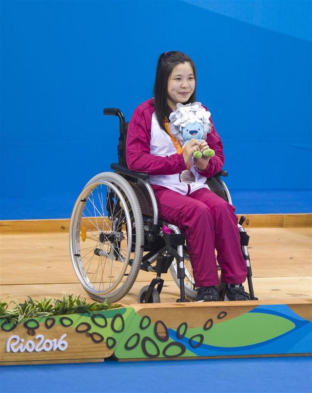 S3级女子50米仰泳:中国选手包揽金银牌 S3级女子50米仰泳:中国选手包揽金银牌