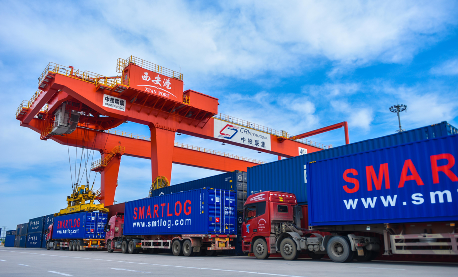 西安国际港务区打造“丝路· 陆港红1435”  党建品牌  高质量党建引领中欧班列集结中心建设_fororder_2