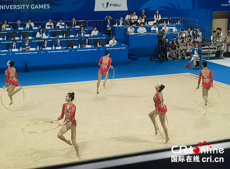 快讯｜中国队夺得艺术体操集体5圈金牌_fororder_中国队激情比赛-摄影-冯巧凤