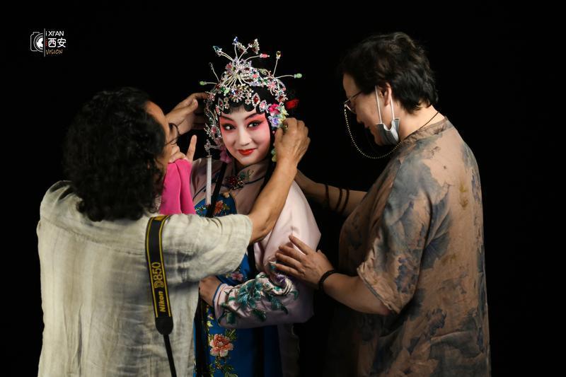 浓墨重彩!“妆”点大美秦腔