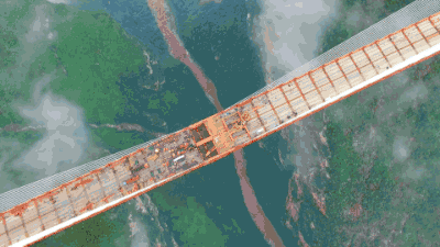 震撼！世界第一高桥北盘江大桥合龙