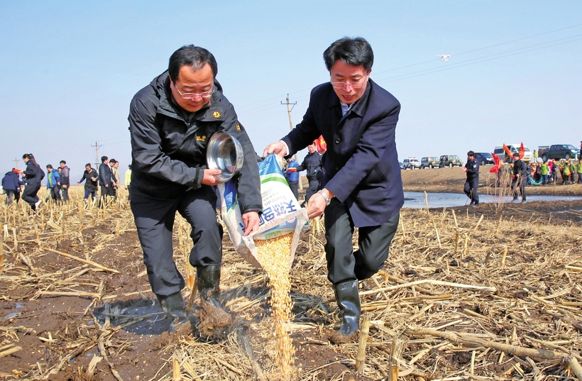 【圖説吉林】【白山松水（圖+標題+摘要）】【關東黑土（延邊）】春風拂雁麗如綺 生態琿春滿目景