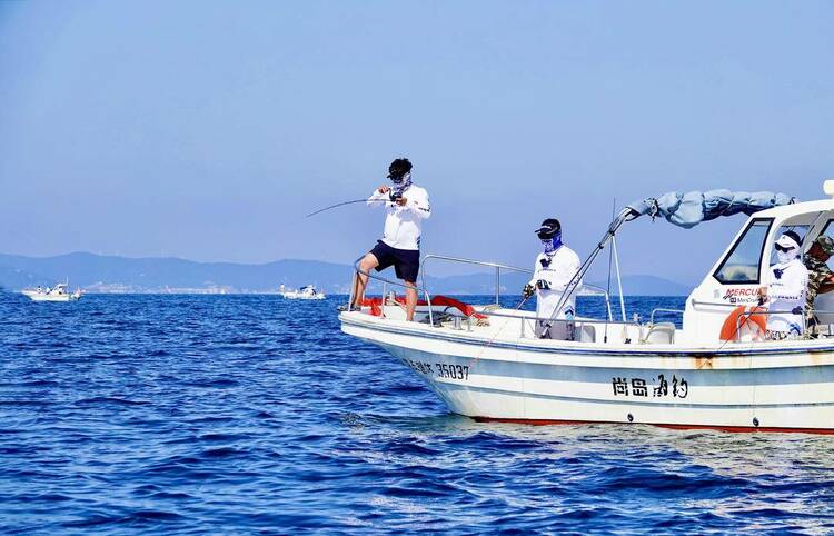 大連：海釣賽手，拋竿競技