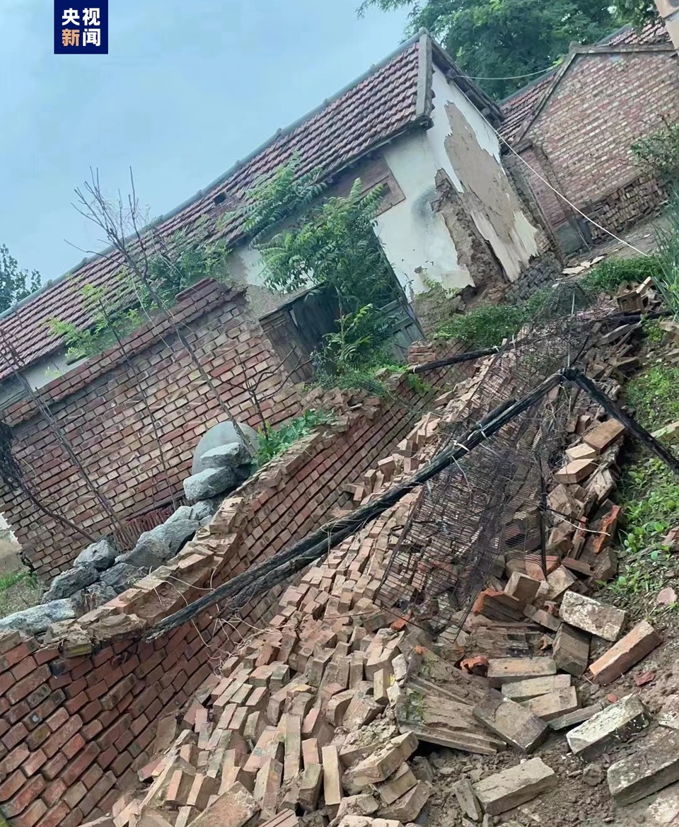 持续更新丨山东平原县地震造成126处房屋倒塌 21人受伤