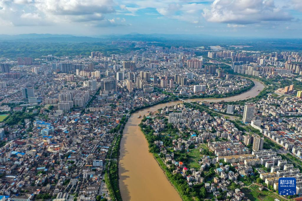 天空之眼瞰廣西欽州