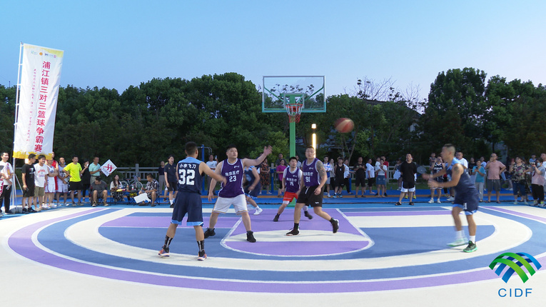 Three-on-three Basketball Tournament of "Huatian Village BA" in Pujiang Town, Minhang District, Shanghai Concluded