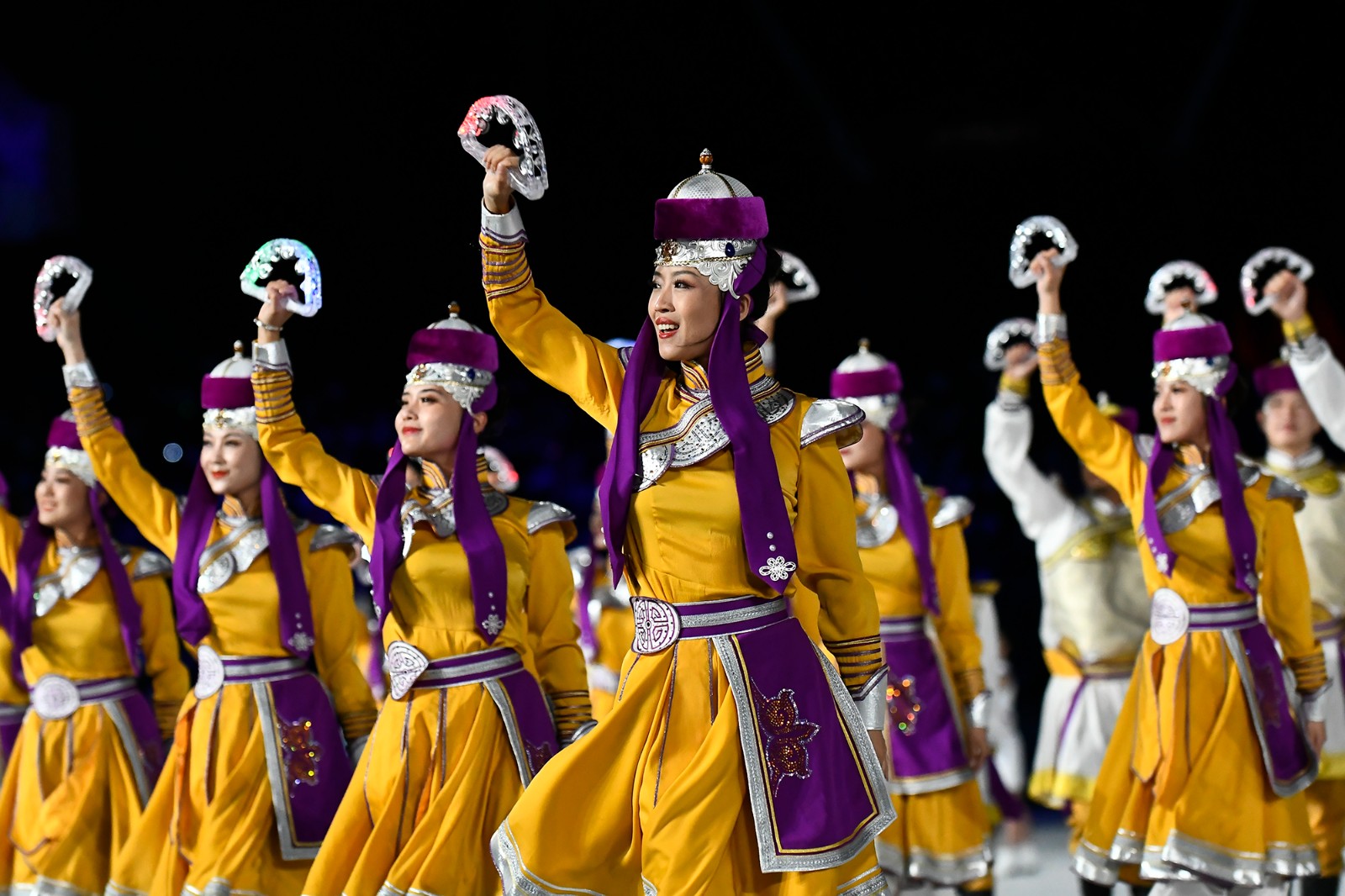 来自鄂尔多斯的“暖” 内蒙古自治区第十五届运动会开幕_fororder_1691509499470448