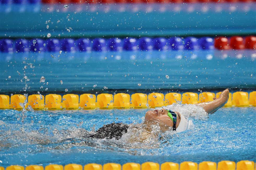 成姣獲裏約殘奧會女子150米個人混合泳SM4級冠軍