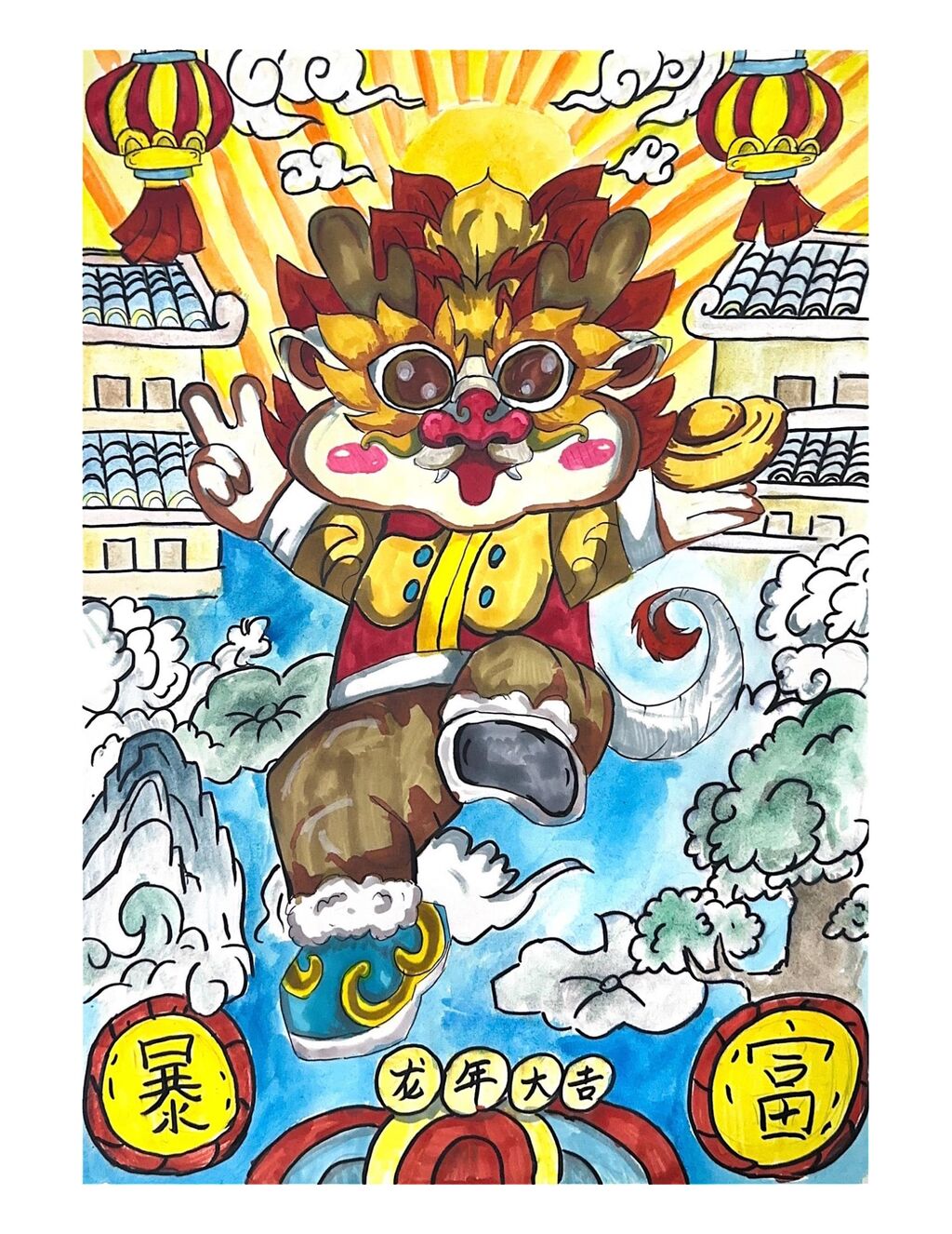 （转载）截稿时间延期至8月底 首届自贡彩灯全球少儿创意征集活动火热进行中