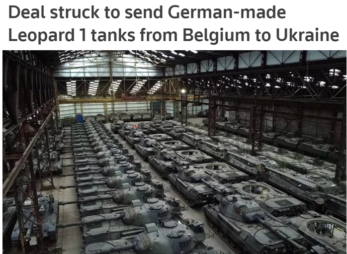 北约军事援助乌克兰现疲态 德国用“豹1”坦克充数