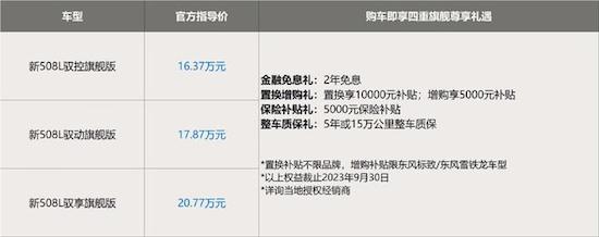 东风标致新款508L正式上市_fororder_image002