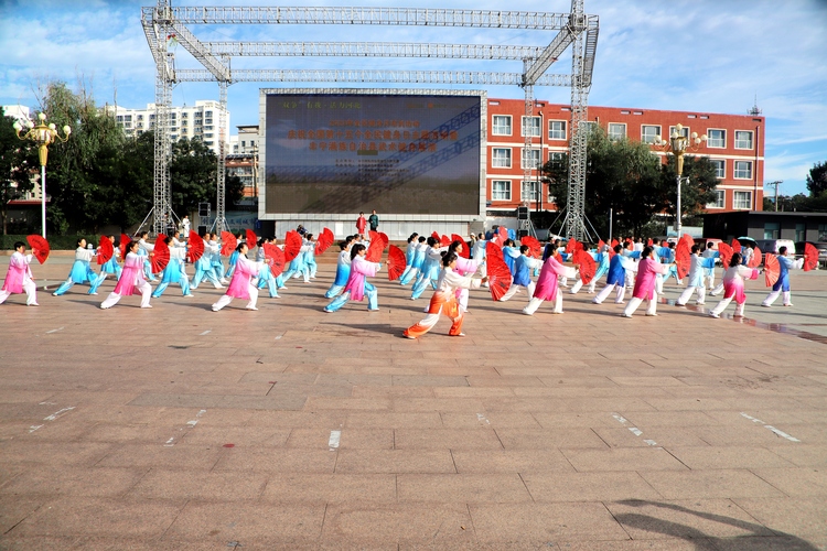 图片默认标题_fororder_丰宁全民健身日武术健身展演活动现场   教体局提供4