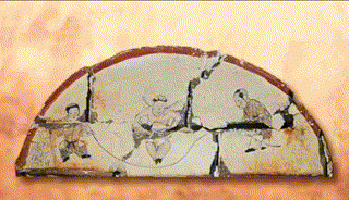 上下翻飞 稚拙天真——《艺术里的奥林匹克》带您回味壁画《儿童跳绳图》中的盎然童趣