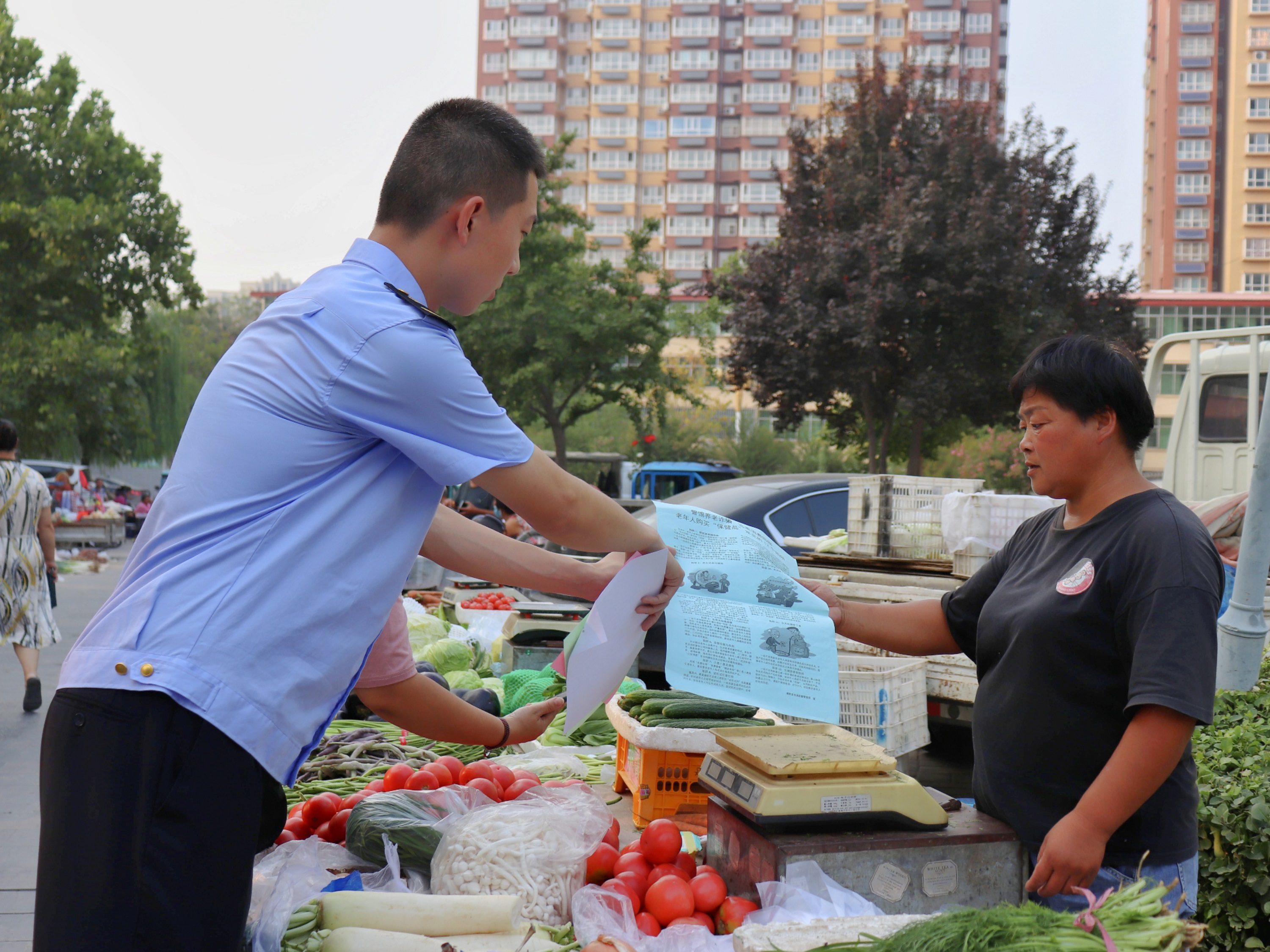（原创）保定博野：打击养老诈骗 守护老人“钱袋子”_fororder_3