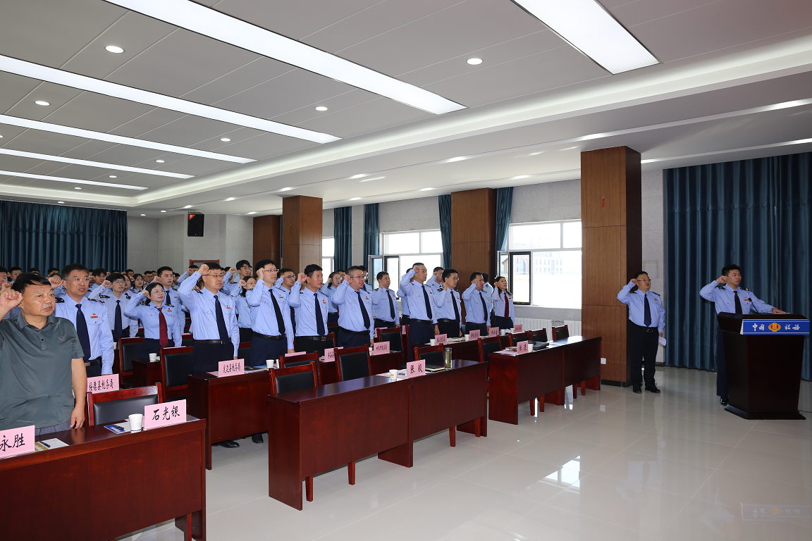 榆林市税务系统2023年新录用公务员走进陕甘宁边区红色税史馆 体验别样“入职第一课”_fororder_图片1