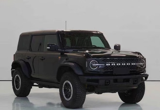 江铃福特Bronco共5款车型信息亮相工信部申报_fororder_image001