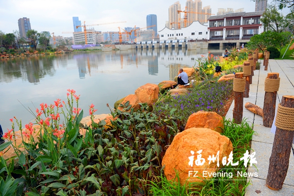福州光明港公園景觀升級 聽潮漫步更愜意