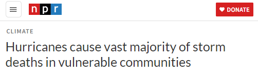 【世界说】美媒揭露美国历史上处于不利地位和贫困社区群体面临极端天气时更致命