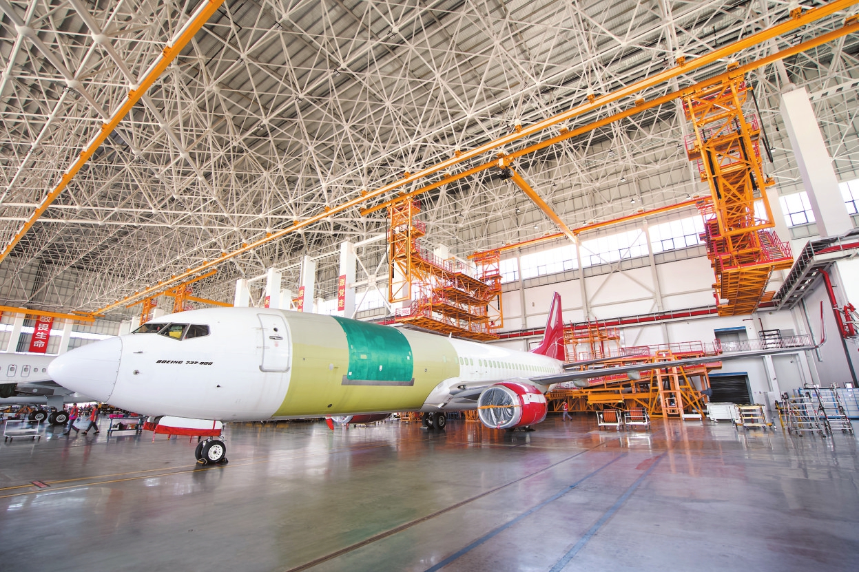 海南自貿港航空定檢維修“淡季不淡”推出一站式飛機維修特色産品_fororder_飛機