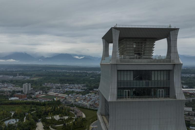 揽月阁与云海同框宛若仙境