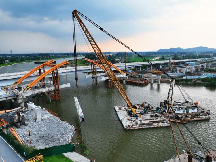 南京仙新路D2标项目滁河大桥老桥拆除完成_fororder_2