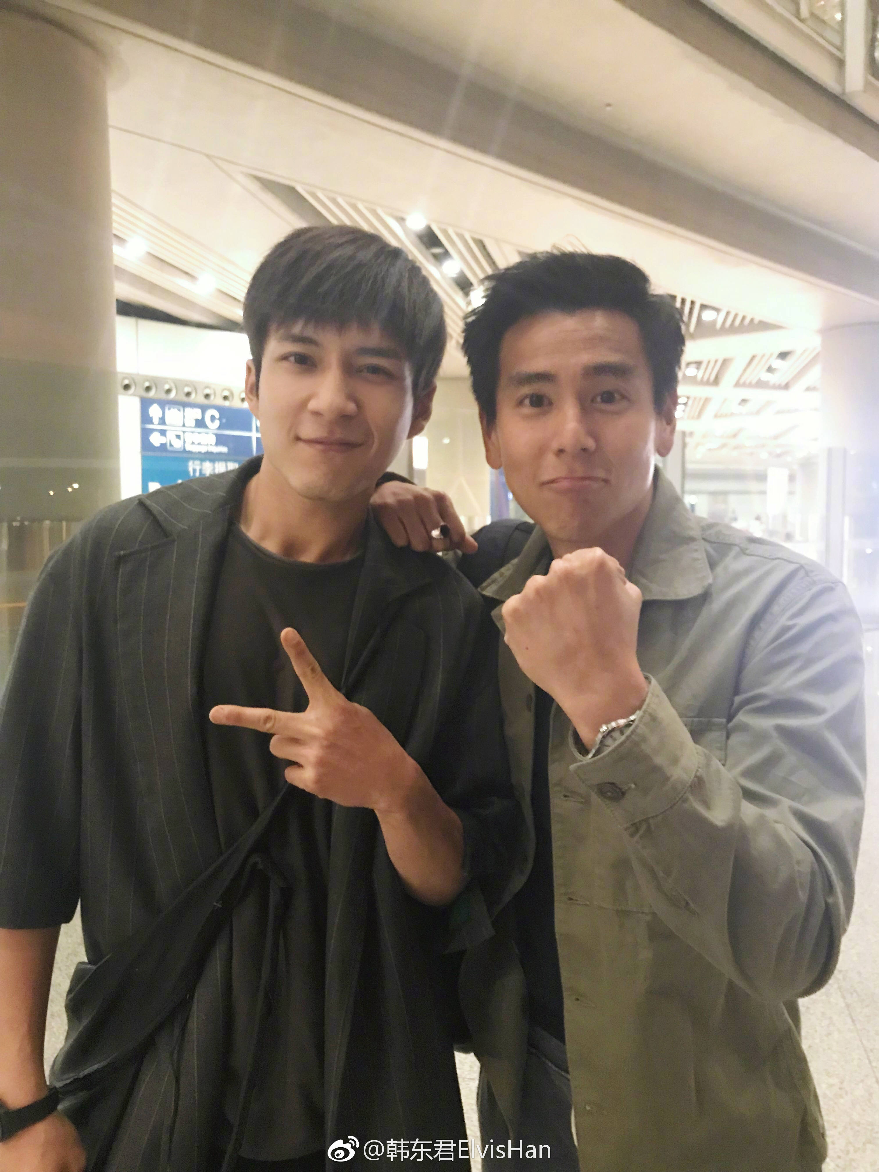 老公韩东君彭于晏同框了!网友:果然胖子都是潜力股