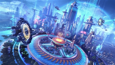 （转载）古蜀元素+赛博风 “90后”插画师再绘“科幻成都”