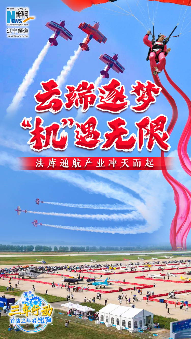 三年行动 首战之年看沈阳丨云端逐梦“机”遇无限 法库通航产业冲天而起-国际在线