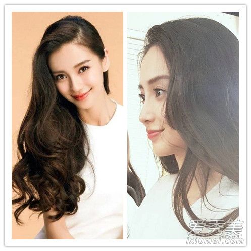 angelababy的新发型 PS前后差太多！