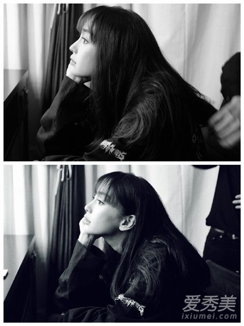 angelababy的新发型 PS前后差太多！