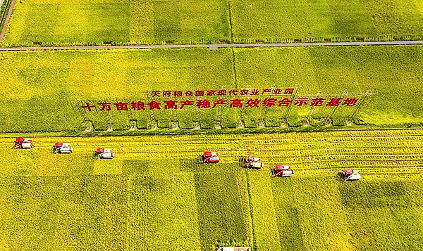 2023年中国农民丰收节成都市庆丰收活动在崇州举行_fororder_天府粮仓国家现代产业园-供图-崇州市委宣传部