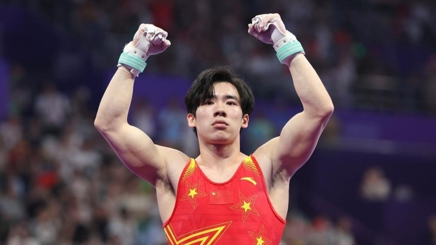 競技體操——男子全能決賽：中國選手張博恒奪冠