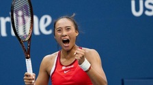 中国选手郑钦文跻身美国网球公开赛女单八强
