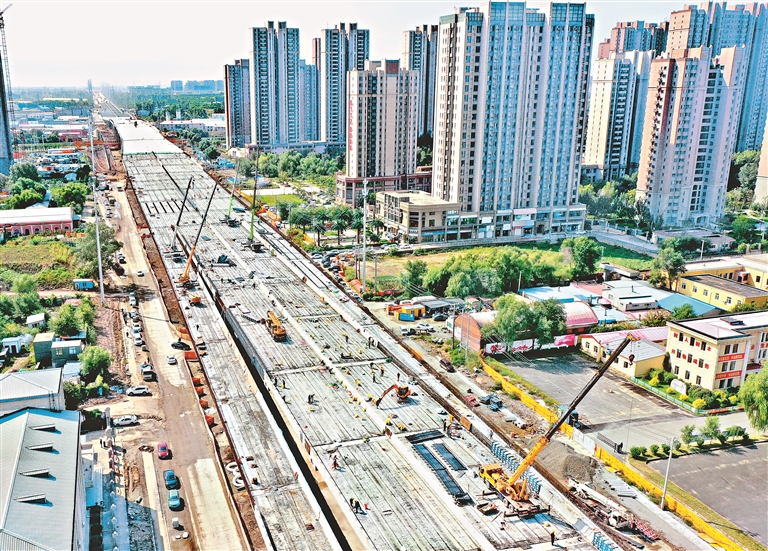 哈尔滨东三环起“高架”