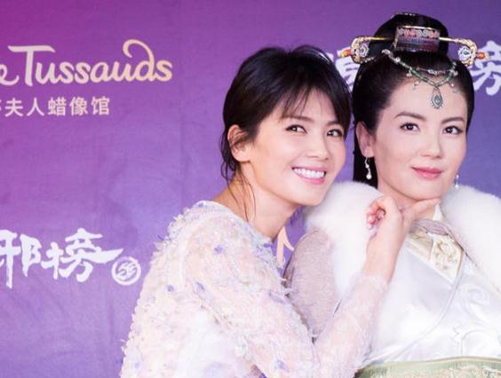 刘涛为霓凰郡主蜡像揭幕 喊话胡歌唯不变此情悠悠